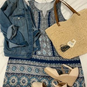 J Jill sleeveless lightweight summer dress